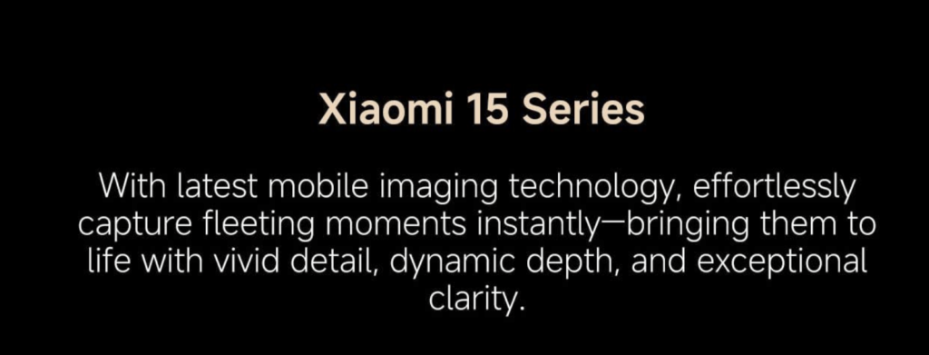 Xiaomi 15 Serie: Das nächste Flaggschiff

Die Xiaomi 15 Serie bietet aufregende Neuerungen und wird die Smartphone-Welt revolutionieren