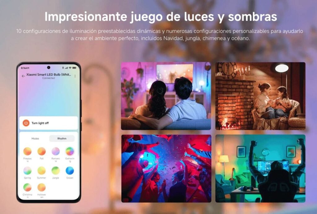 Die Xiaomi Smart LED Bulb ist die perfekte Ergänzung für dein Smart Home. Nutze ihre vielseitigen Funktionen und verbessere dein Zuhause mit intelligenter Beleuchtung.