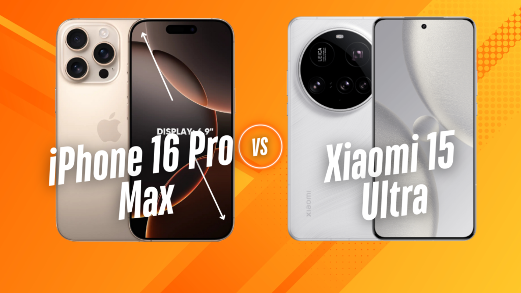 Apple und Xiaomi ihre neuesten Flaggschiffe für 2025 vorgestellt: das iPhone 16 Pro Max und das Xiaomi 15 Ultra