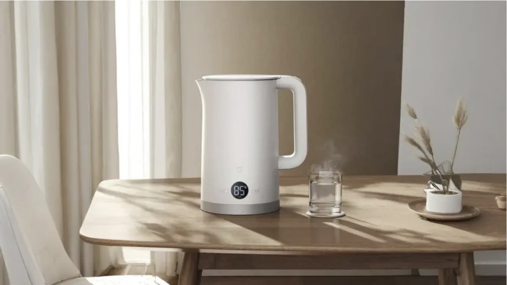 Der neue Xiaomi Mijia Wasserkocher 3 überzeugt mit 1,7 Liter Fassungsvermögen, 1800W Leistung & 4 Temperaturstufen. Test & Details jetzt lesen!