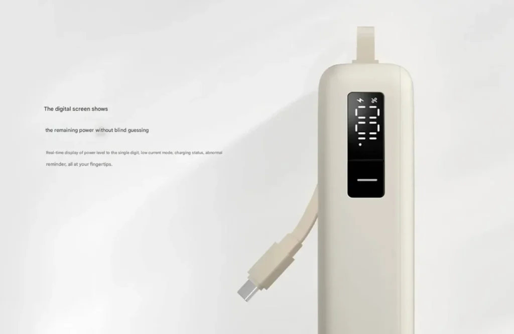 Xiaomi Powerbank mit integriertem Kabel: 20.000 mAh & 67W für unterwegs! - Xiaomi Powerbank