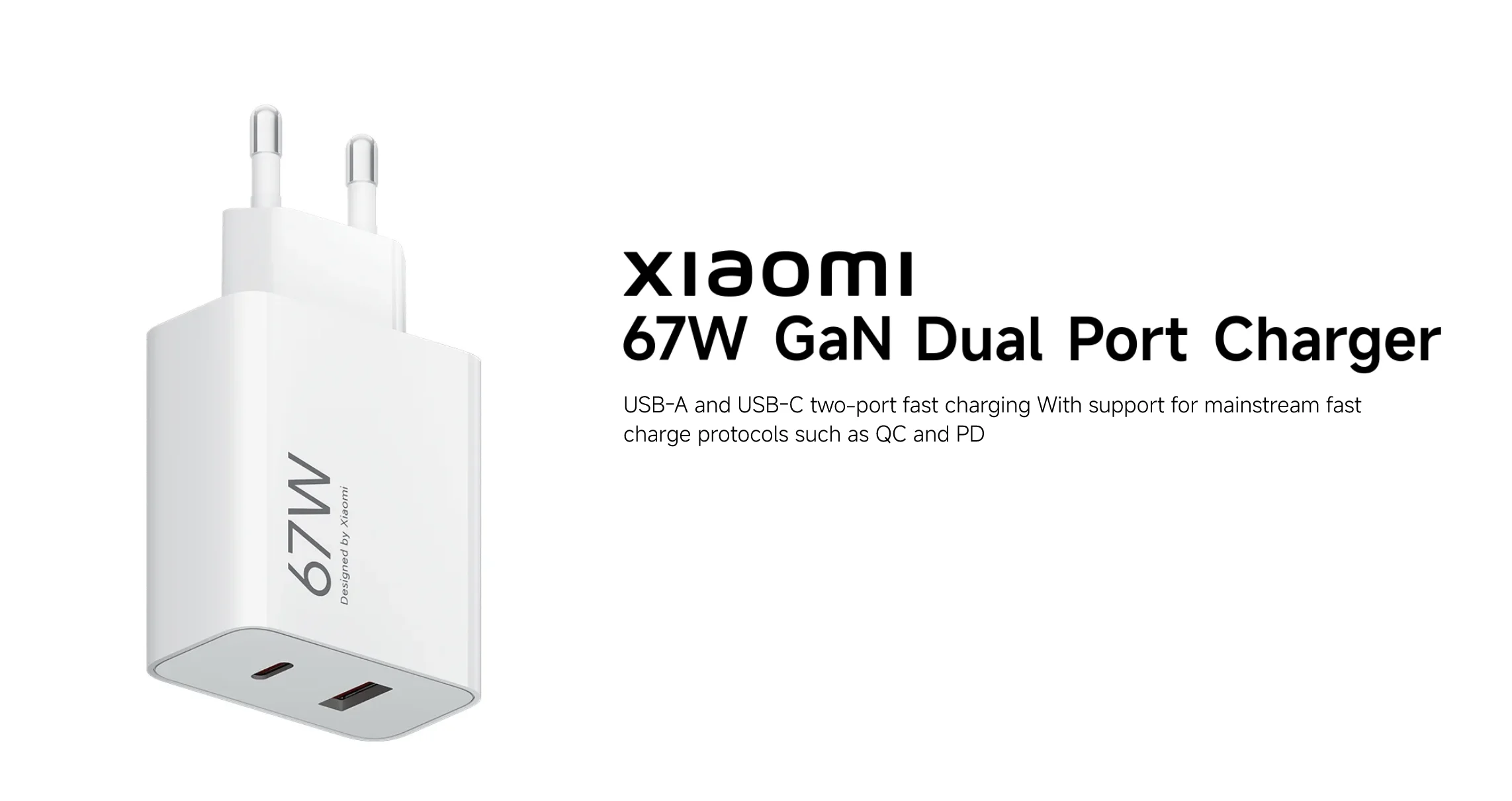 Xiaomi 67W GaN Dual Port Charger: Schnellladen für Zwei – Endlich in Deutschland! - Xiaomi 67W GaN Dual Port Charger