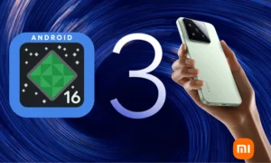 HyperOS 3 - in blauer Farbe