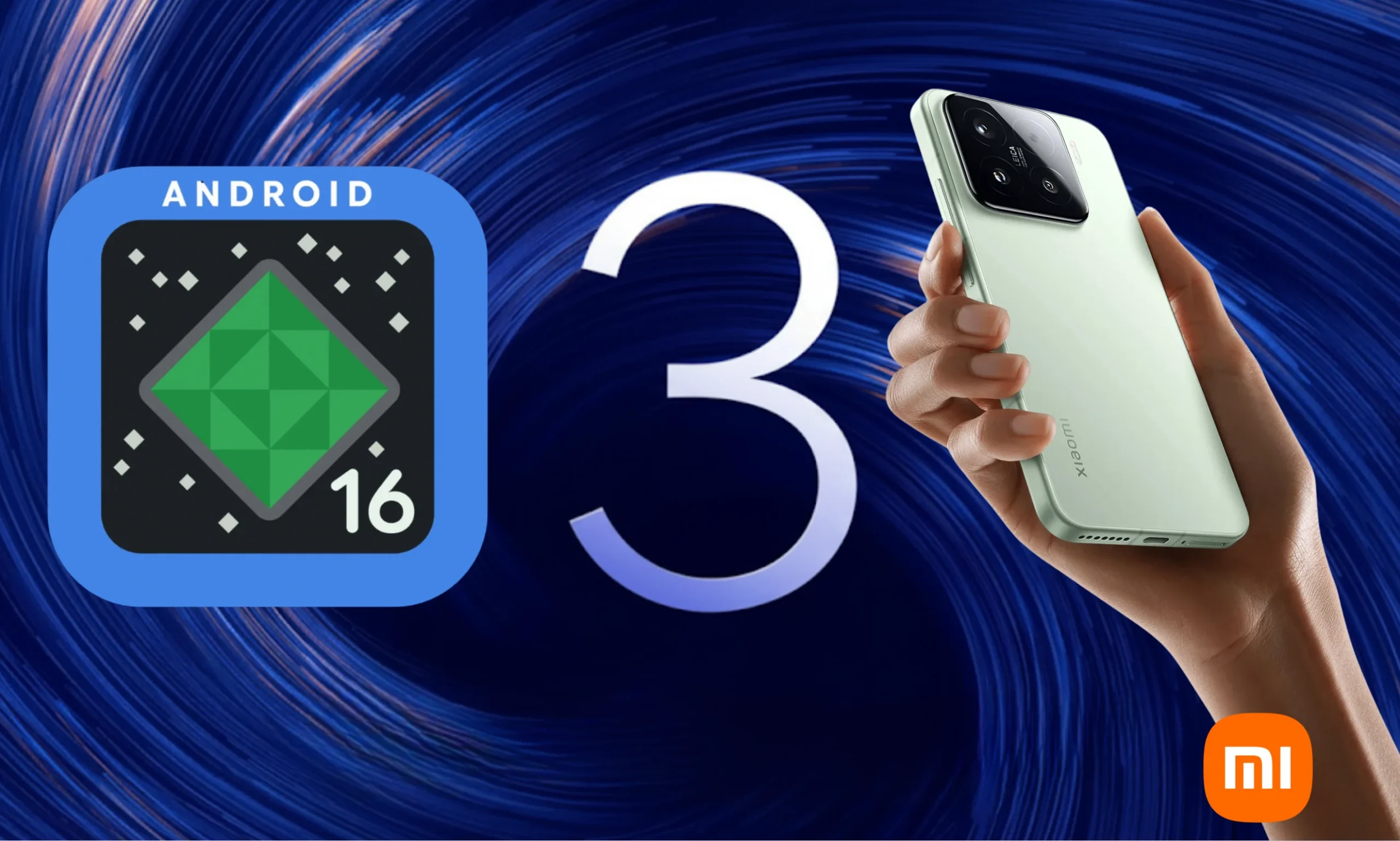 HyperOS 3 - in blauer Farbe